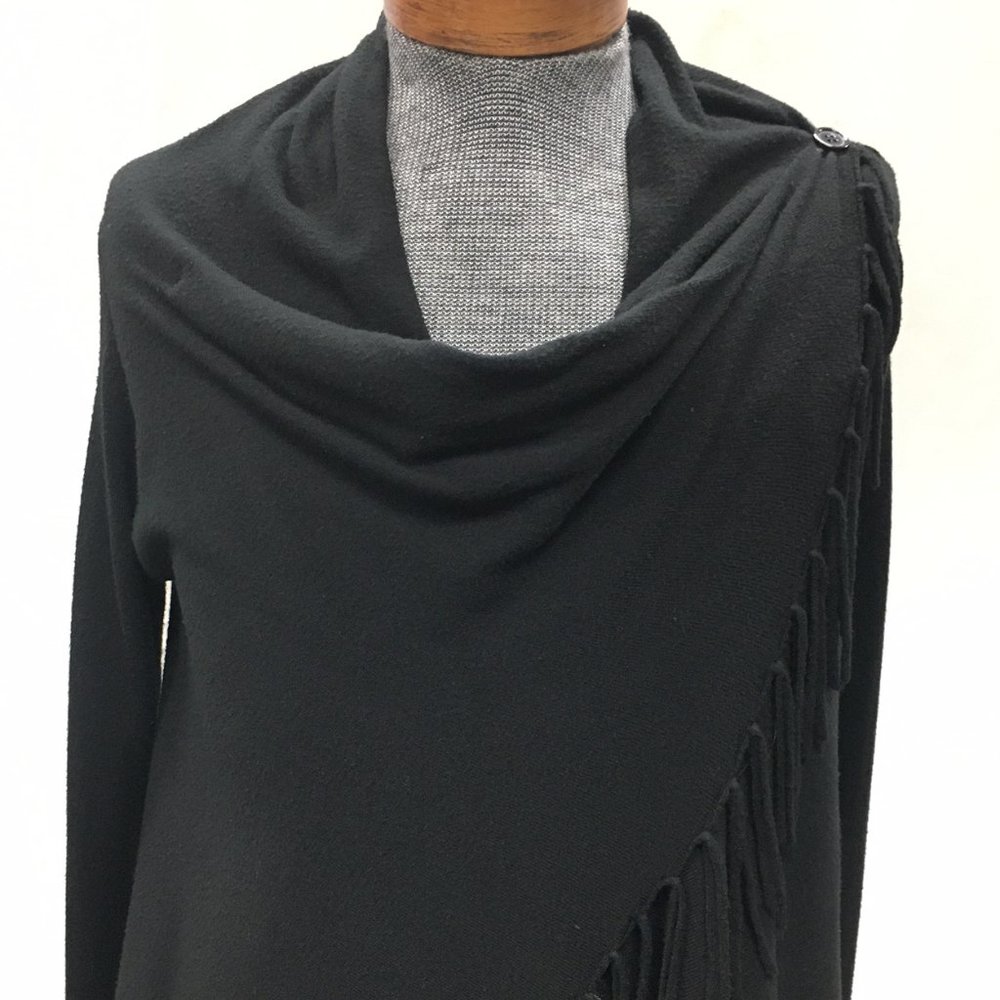 Lovestitch shawl neck sweater Black Medium